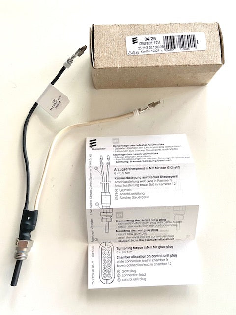 25.2106.01.1300 Eberspächer Glühstift 12V