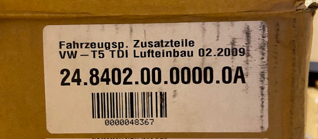 Eberspächer fahrzeugspezifischer Einbausatz VW T5 für Luftheizung 248402000000