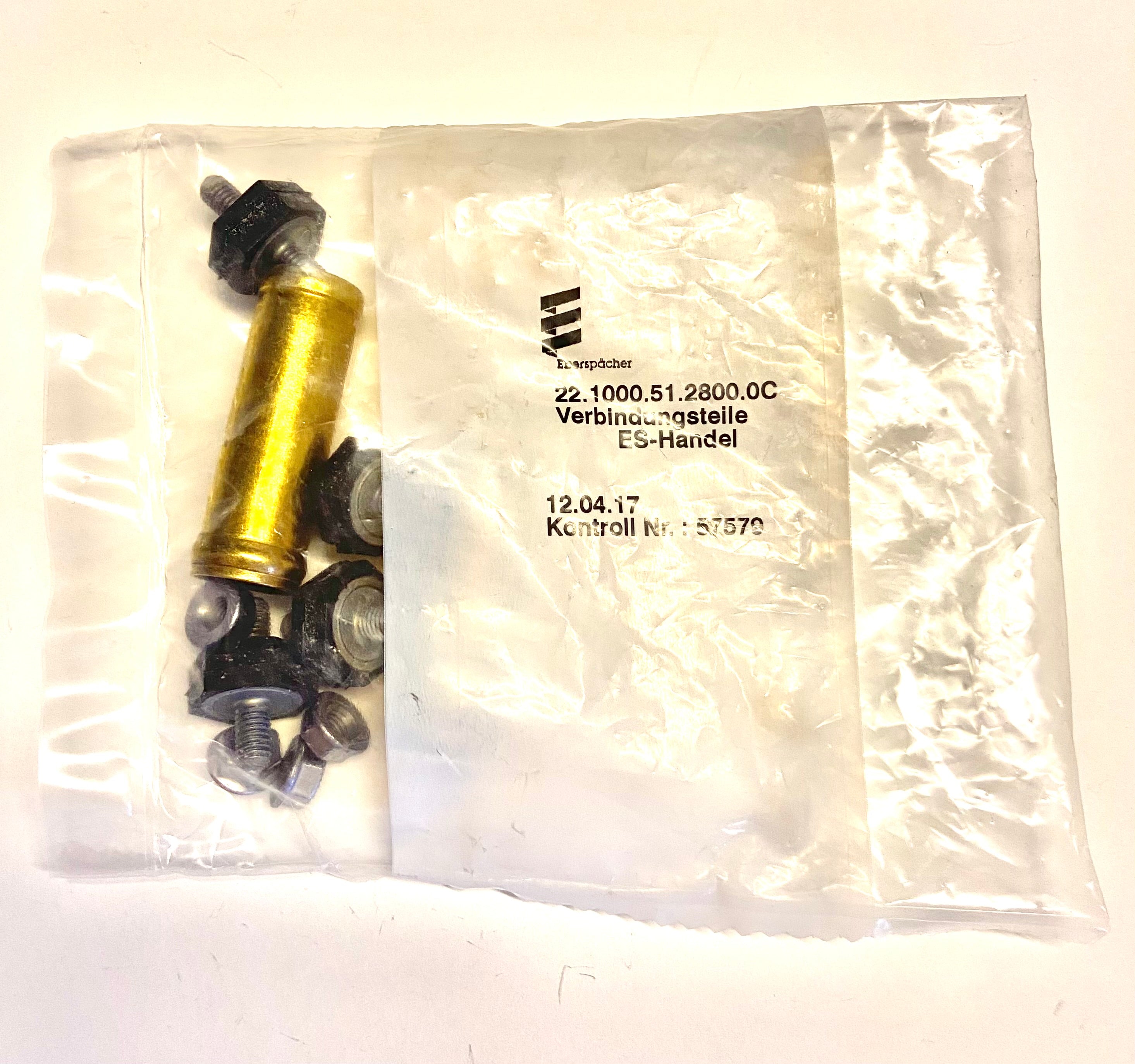 Wasserstutzen Verbindungsrohr Messing Ø 18mm x  Ø 18mm