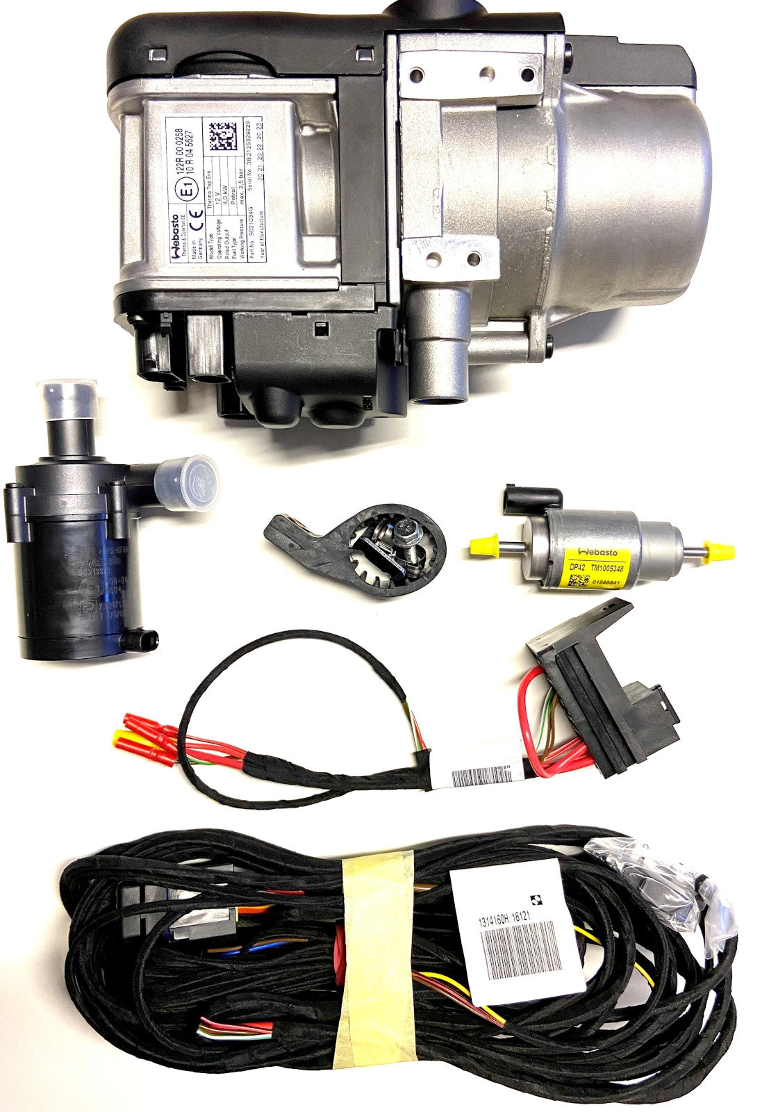 Webasto auxiliary heater Thermo Top EVO 5 Diesel + standard installation kit + remote control T100