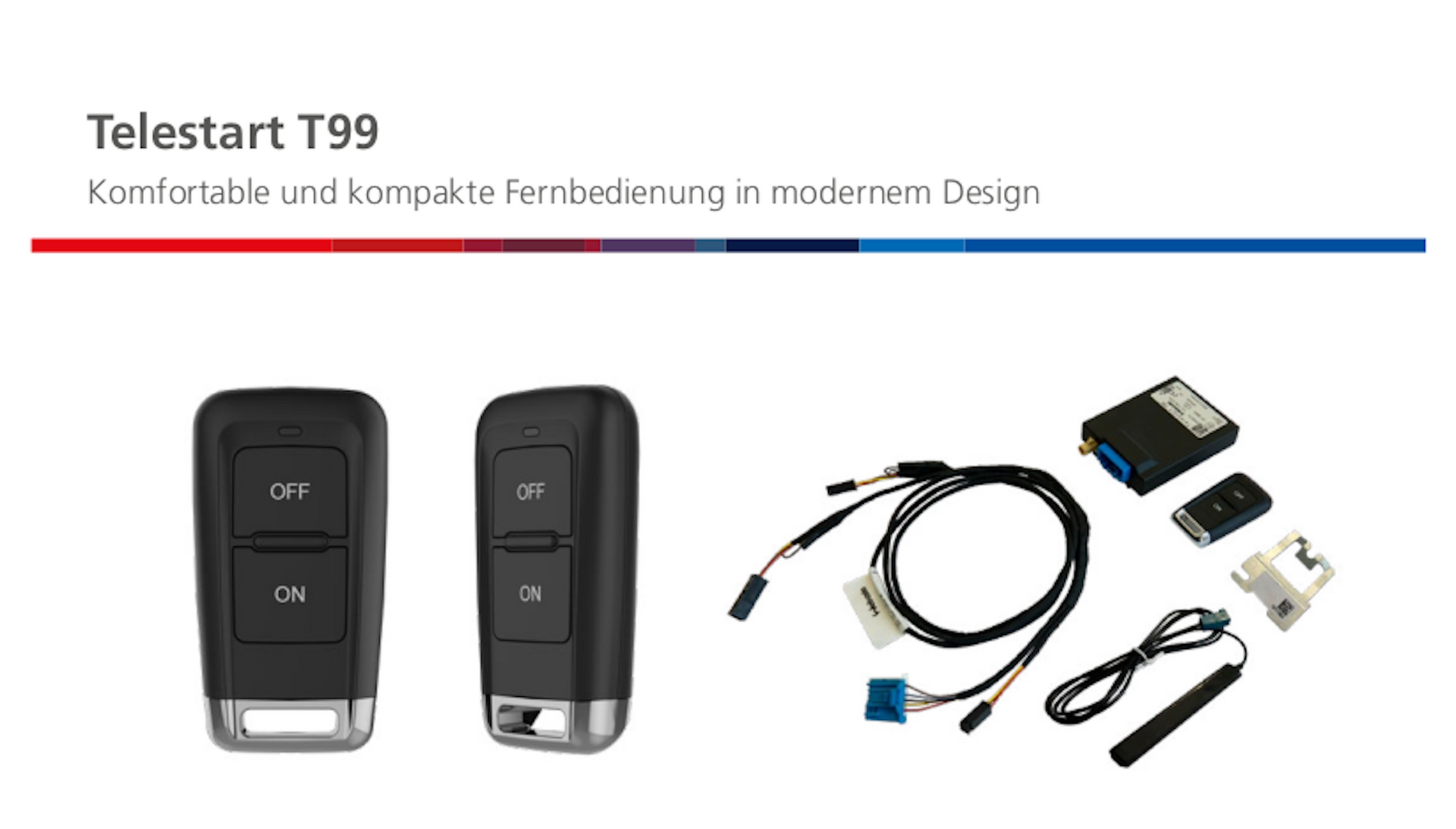 Webasto radio remote control Telestart T99 complete set 9039217A