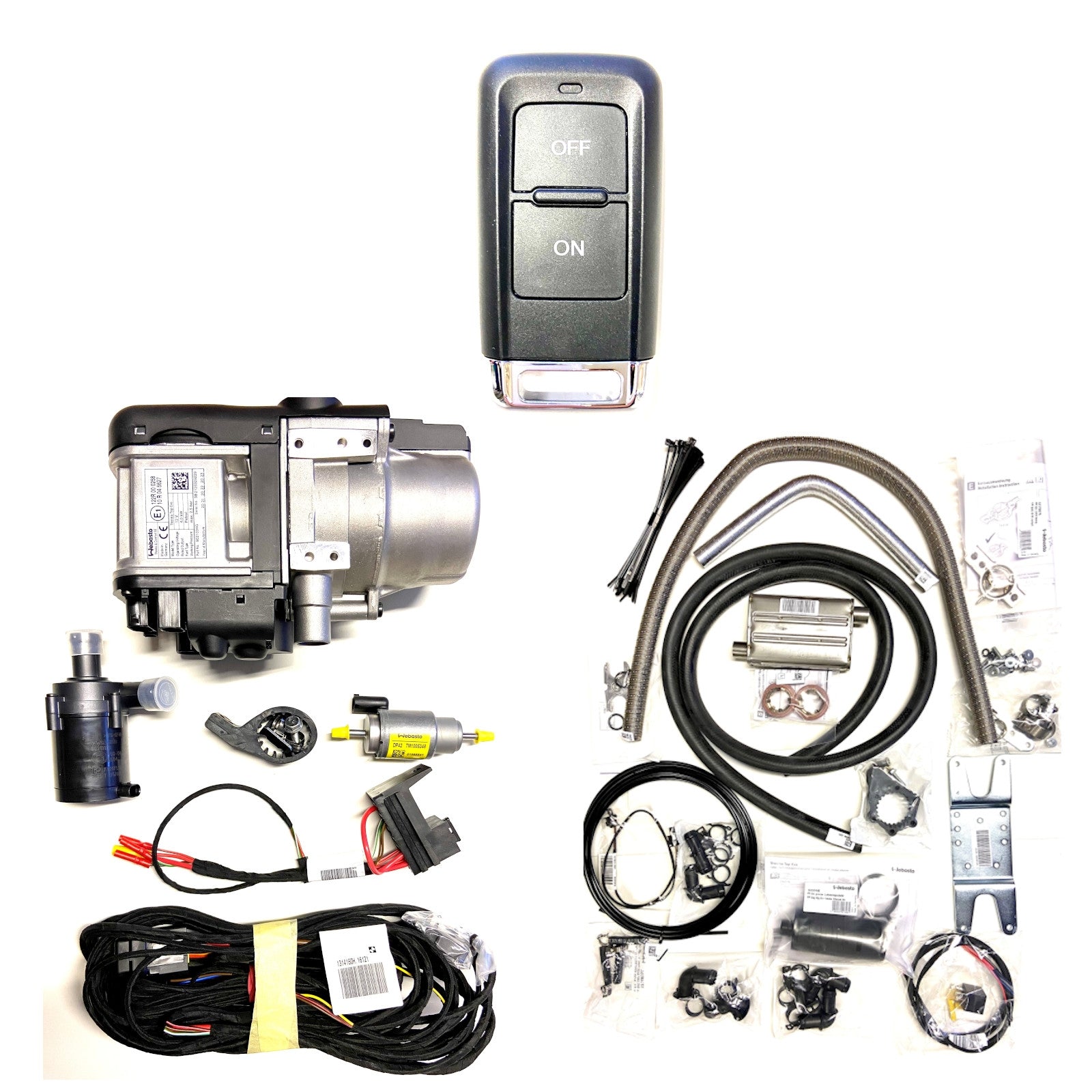 Webasto auxiliary heater Thermo Top EVO 4 petrol + standard installation kit + remote control T99